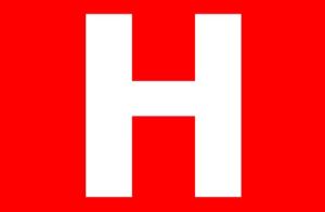 the letter H